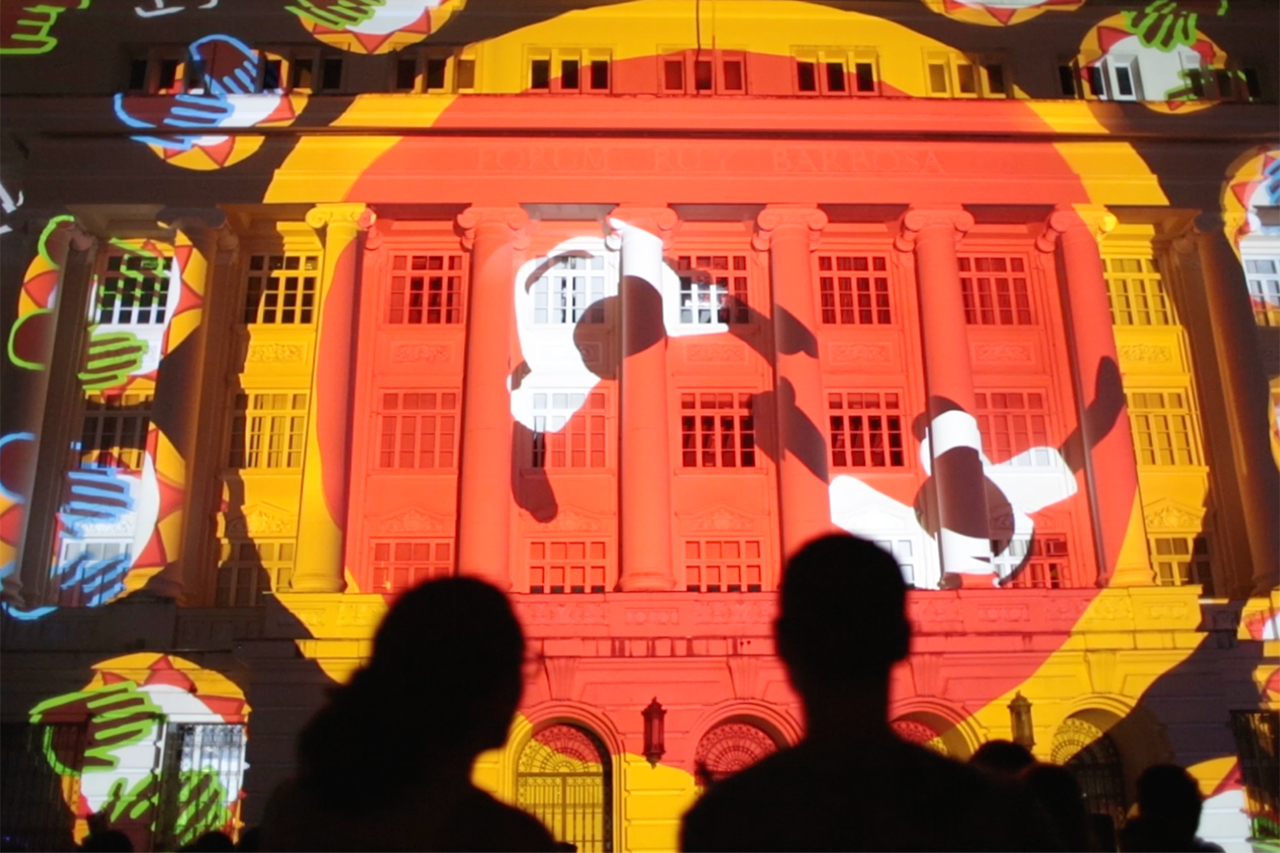 Roda de Força VJ Suave projection mapping